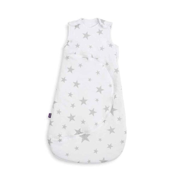 Blankets & Sleeping Bags SnuzPouch Sleeping Bag – 2.5 TOG – Grey Stars Pitter Patter Baby NI 4
