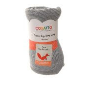 Blankets & Sleeping Bags Cosatto Knitted Stripe Blanket – Grey/Orange Pitter Patter Baby NI 8