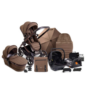 Peach 7 Pushchair and Carrycot - Coocon Car Seat Bundle