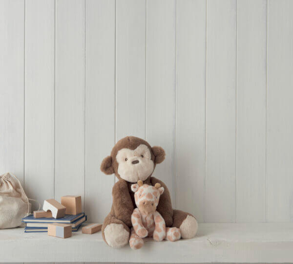 welcome to the world large soft toy monty monkey