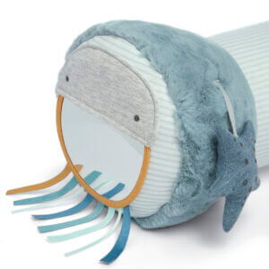 welcome to the world under the sea tummy time roll blue