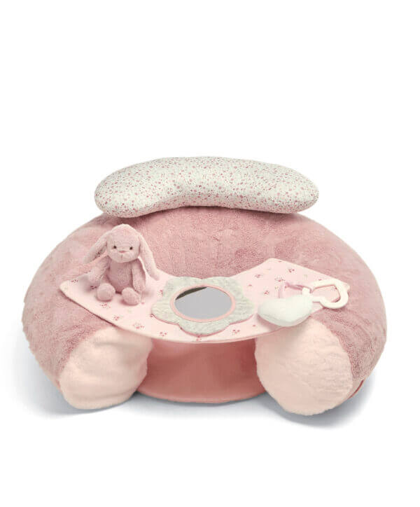 welcome to the world sit & play bunny interactive seat pink