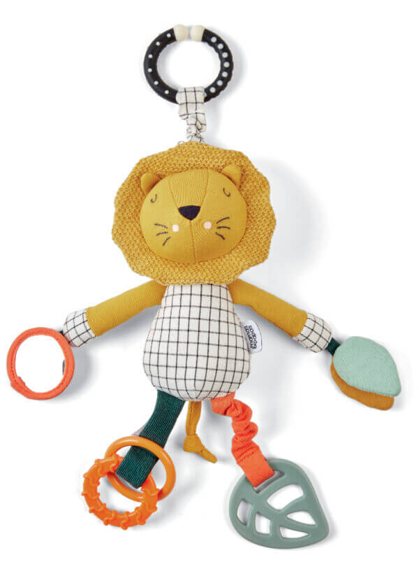 wildly adventures educational toy jangly lion