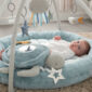 welcome to the world under the sea playmat blue