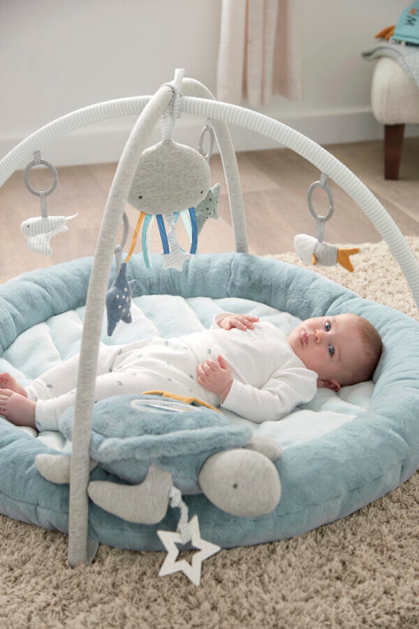 MC_WTTW Blue_Playmat_ welcome to the world under the sea playmat blue