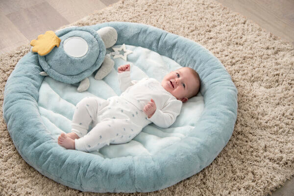 MC_WTTW Blue_Playmat_ welcome to the world under the sea playmat blue