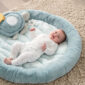 welcome to the world under the sea playmat blue