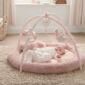 welcome to the world bunny playmat pink