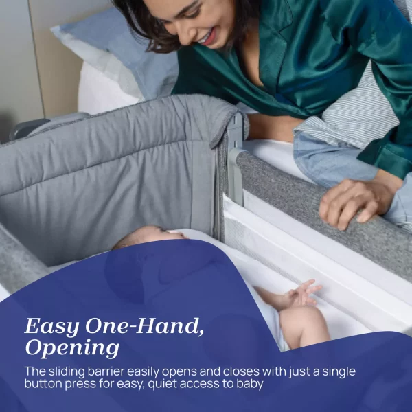 chicco next2me magic evo bedside crib in taupe evo taupe