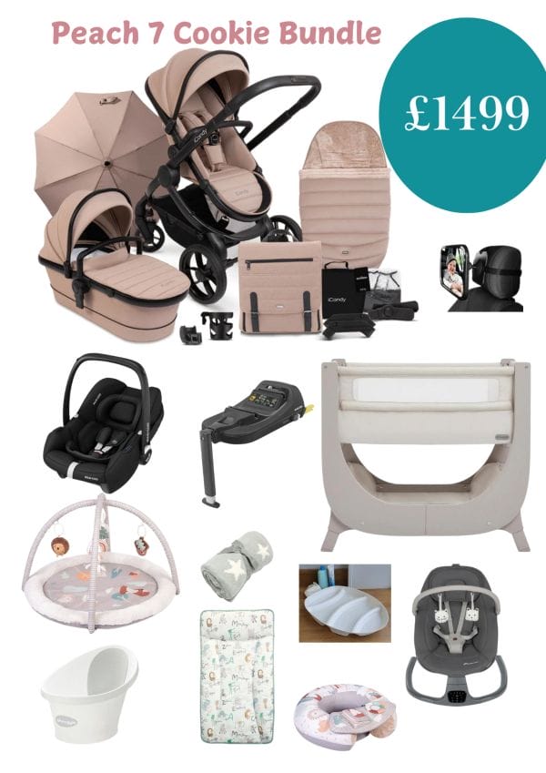 peach cookie bundle white